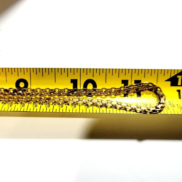 Vintage 925 Sterling Silver Cable Chain Necklace 23" Long Italy - Picture 5 of 5